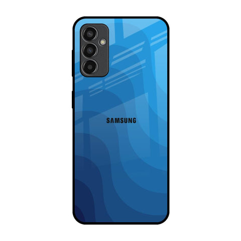 Blue Wave Abstract Glossy Case for Samsung Galaxy F13