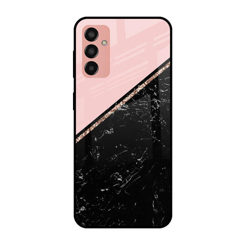 Marble Texture Pink Glossy Case For Samsung Galaxy F13