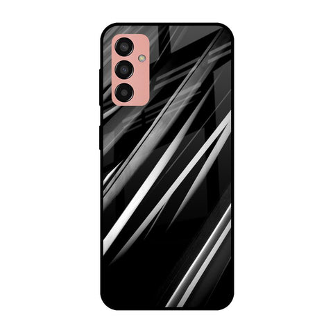 Black & Grey Gradient Glossy Case For Samsung Galaxy F13