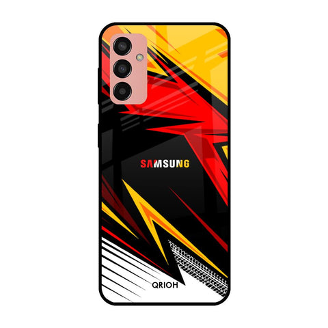 Race Jersey Pattern Glossy Case For Samsung Galaxy F13