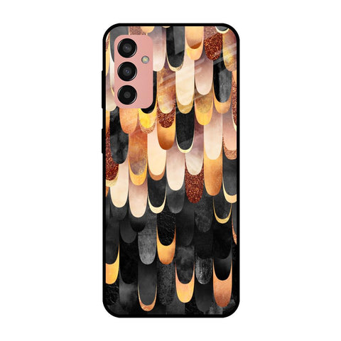 Bronze Abstract Glossy Case for Samsung Galaxy F13