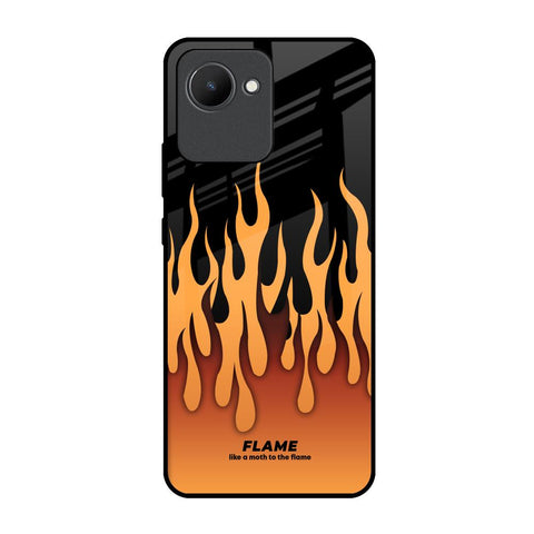 Fire Flame Glossy Case for Realme C30