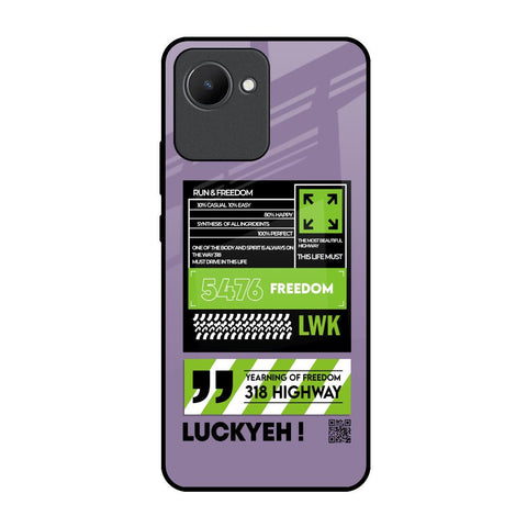 Run & Freedom Glossy Case for Realme C30
