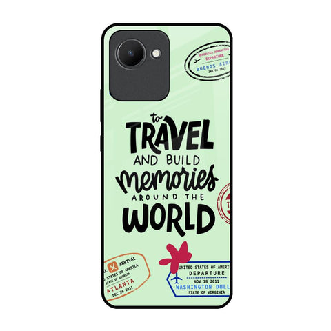 Travel Stamps Glossy Case for Realme C30