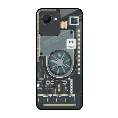 Motherboard Circuit Glossy Case for Realme C30