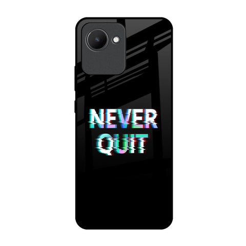 Never Quit Glossy Case For Realme C30