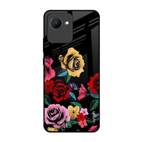 Floral Decorative Glossy Case For Realme C30