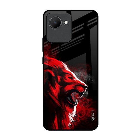 Red Angry Lion Glossy Case for Realme C30