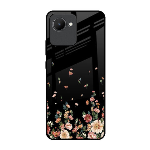 Floating Floral Print Glossy Case for Realme C30