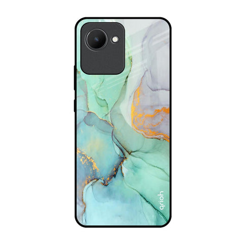 Green Marble Glossy Case for Realme C30