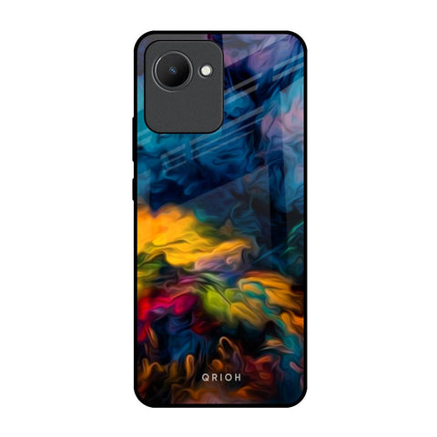 Multicolor Oil Painting Glossy Case for Realme C30