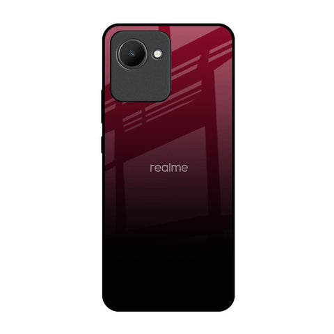 Wine Red Glossy Case For Realme C30