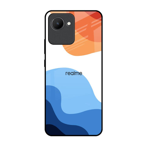 Wavy Color Pattern Glossy Case for Realme C30
