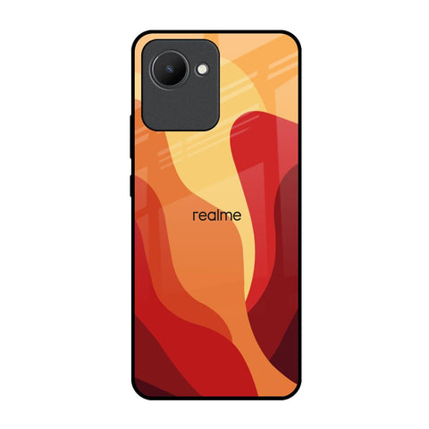 Magma Color Pattern Glossy Case for Realme C30