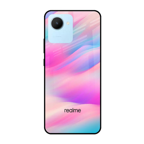 Colorful Waves Glossy case for Realme C30