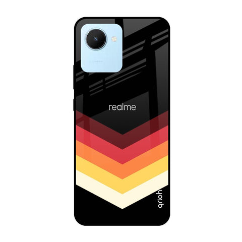 Abstract Arrow Pattern Glossy Case For Realme C30