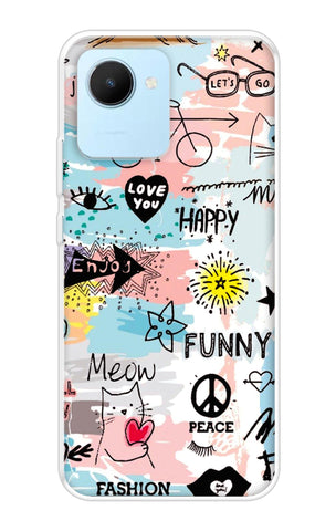 Happy Doodle Soft Cover for Realme C30