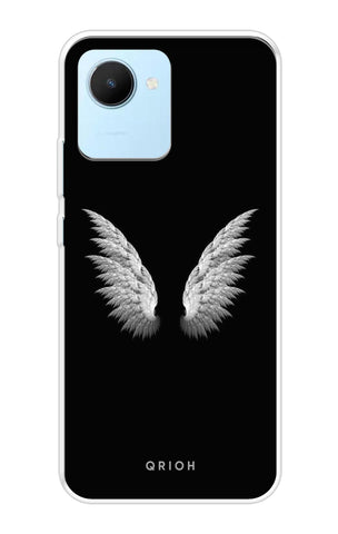 White Angel Wings Soft Cover for Realme C30