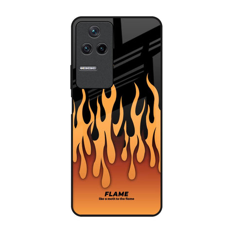 Fire Flame Glossy Case for Poco F4 5G