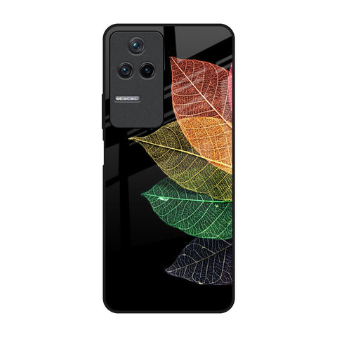 Colorful Leaves Glossy Case for Poco F4 5G
