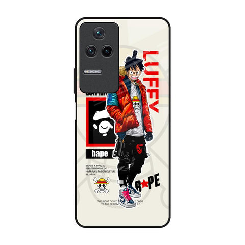 Bape Luffy Glossy Case for Poco F4 5G