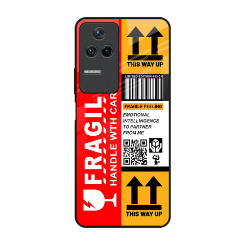 Handle With Care Glossy Case for Poco F4 5G