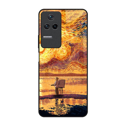 Sunset Vincent Glossy Case for Poco F4 5G