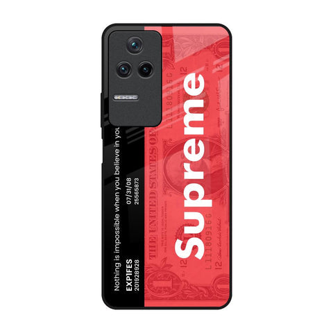 Supreme Ticket Glossy Case for Poco F4 5G