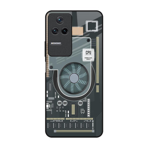 Motherboard Circuit Glossy Case for Poco F4 5G