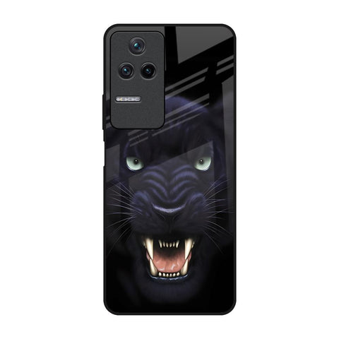 Angry Black Leopard Glossy Case for Poco F4 5G