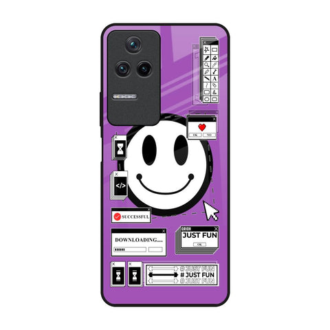 Code with Smile Glossy Case for Poco F4 5G