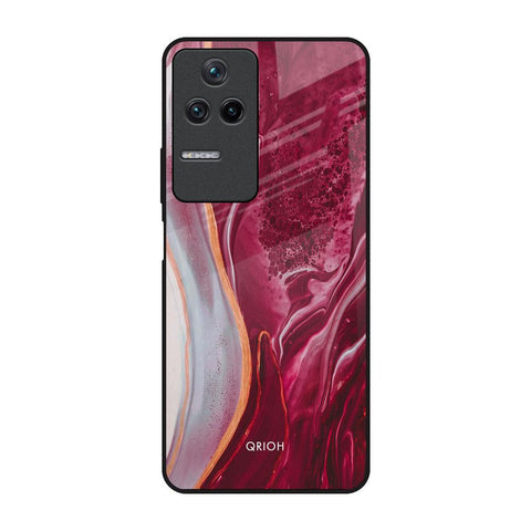 Crimson Ruby Glossy Case for Poco F4 5G