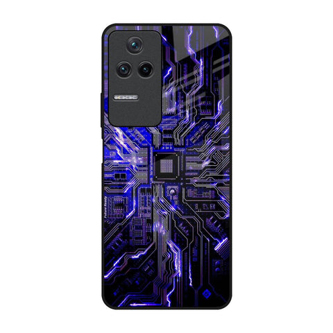 Techno Color Pattern Glossy Case For Poco F4 5G