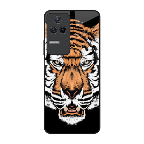 Angry Tiger Glossy Case For Poco F4 5G