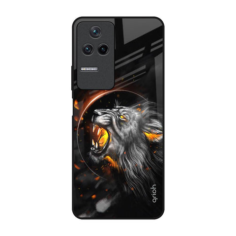 Aggressive Lion Glossy Case for Poco F4 5G