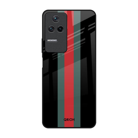 Vertical Stripes Glossy Case for Poco F4 5G