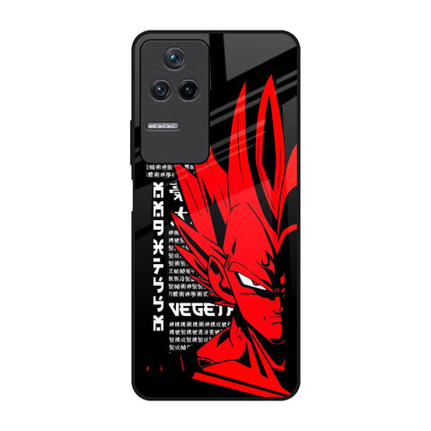 Red Vegeta Glossy Case for Poco F4 5G