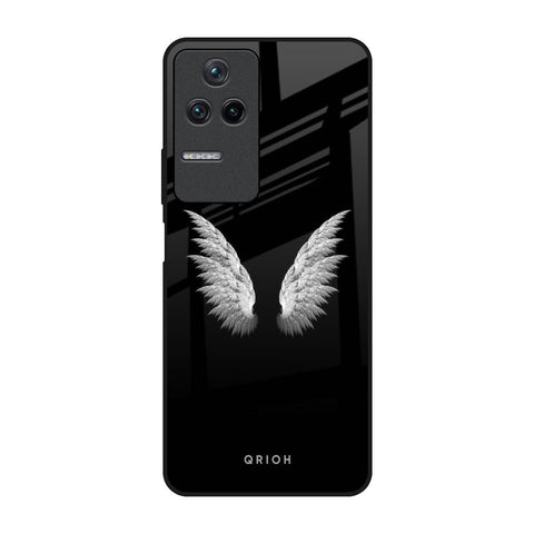 White Angel Wings Glossy Case for Poco F4 5G