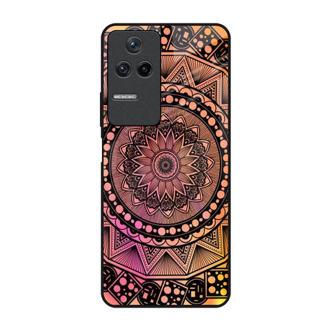 Floral Mandala Glossy Case for Poco F4 5G