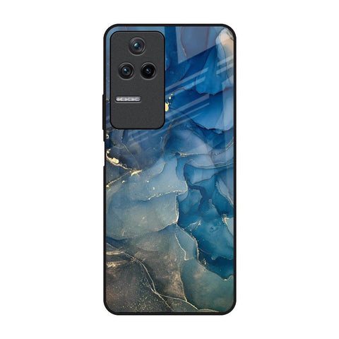 Blue Cool Marble Glossy Case for Poco F4 5G