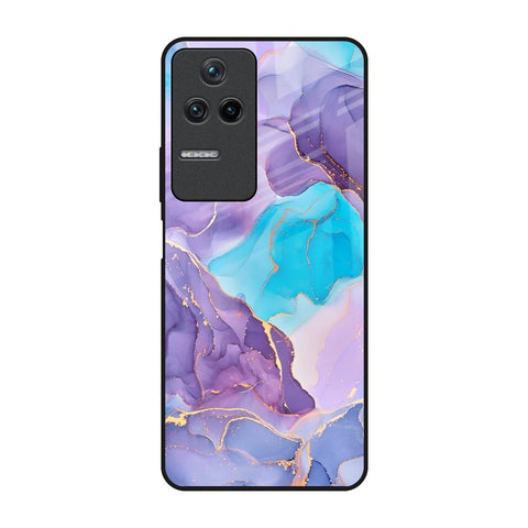 Alcohol ink Marble Glossy Case for Poco F4 5G