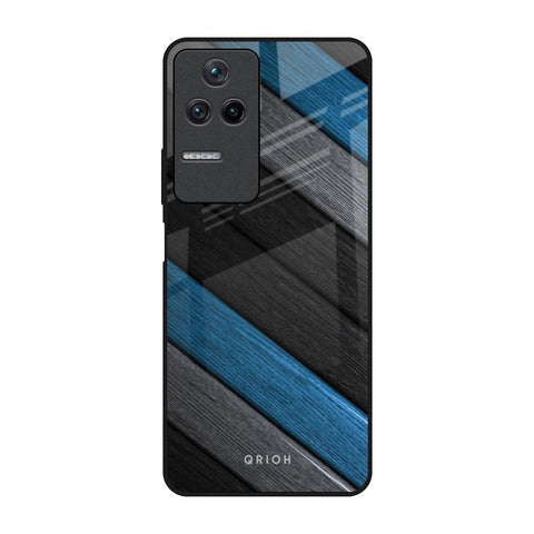 Multicolor Wooden Effect Glossy Case for Poco F4 5G