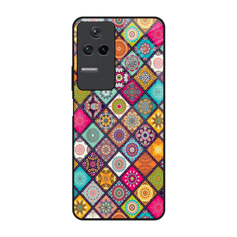 Multicolor Mandala Glossy Case for Poco F4 5G