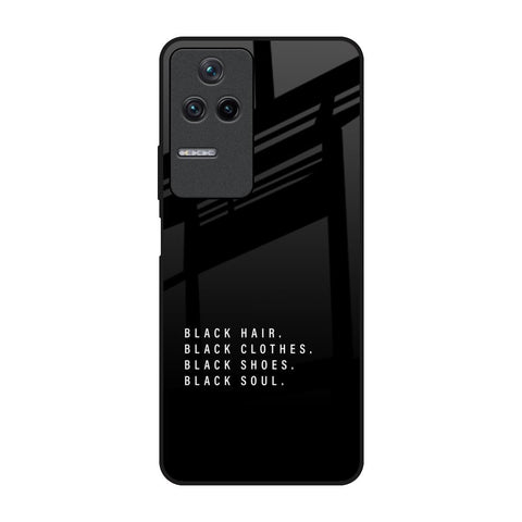 Black Soul Glossy Case for Poco F4 5G