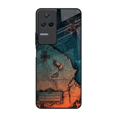 Geographical Map Glossy Case for Poco F4 5G