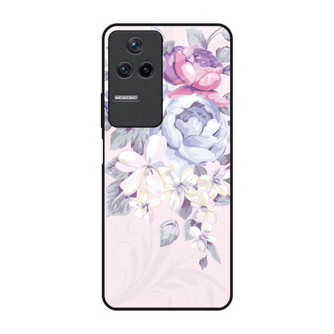 Elegant Floral Glossy Case for Poco F4 5G