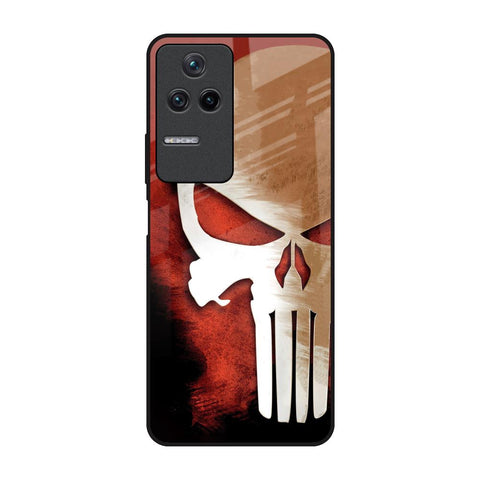 Red Skull Glossy Case for Poco F4 5G