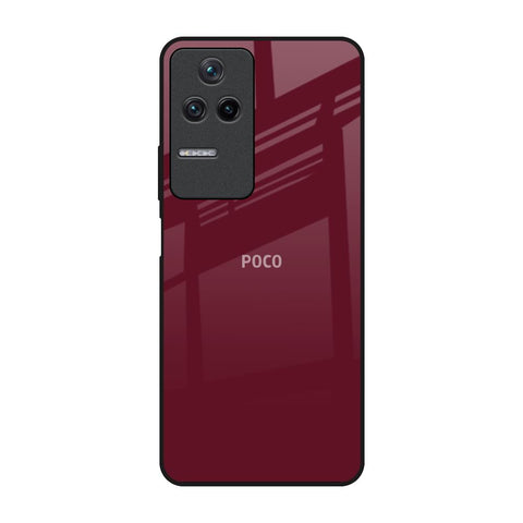 Classic Burgundy Glossy Case for Poco F4 5G