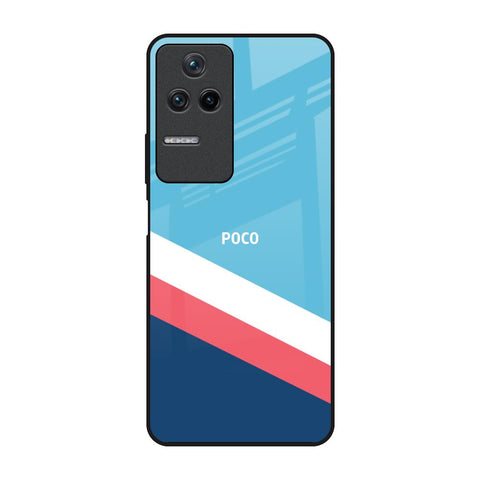 Pink & White Stripes Glossy Case For Poco F4 5G