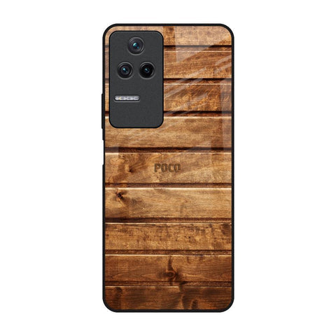 Wooden Planks Glossy Case for Poco F4 5G